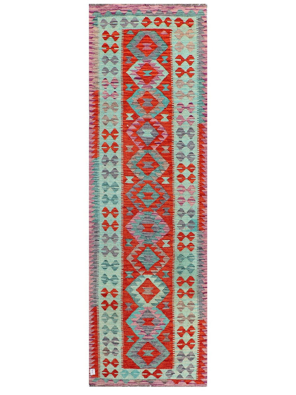 Maimana Afghanistan Kilim Runner - 289 x 91 cm