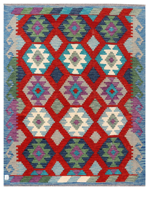 Maimana Afghanistan Kilim Rug - 167 x130 cm