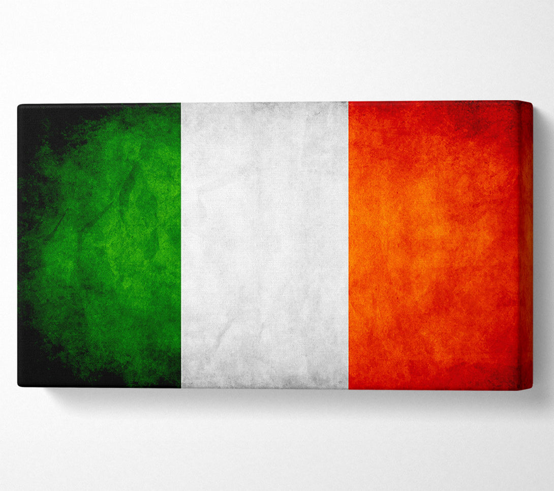  A Canvas Print of Irish Flag Canvas Wall Art