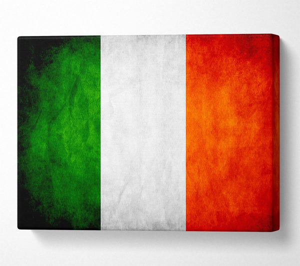  A Canvas Print of Irish Flag Canvas Wall Art
