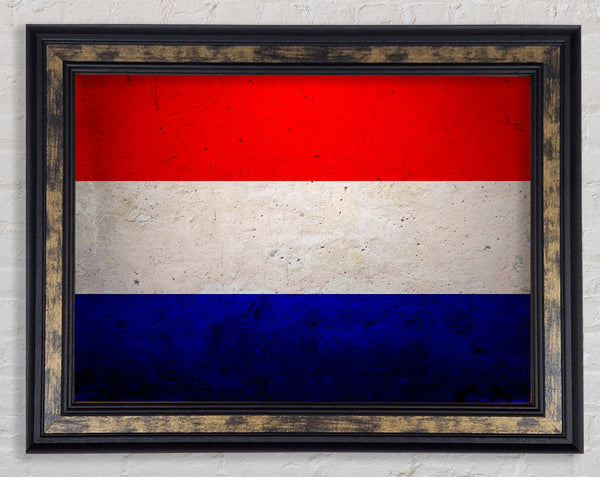 Netherland Flag Framed Print