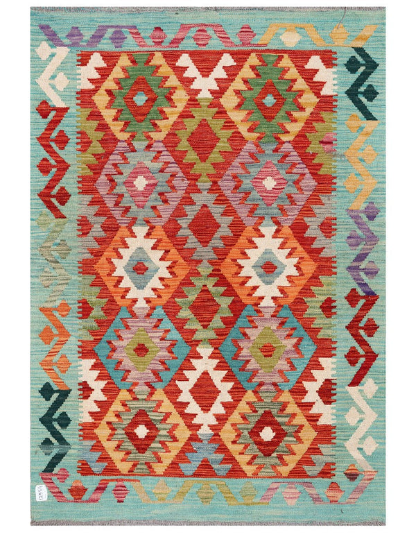 Maimana Afghanistan Kilim Rug - 151 x107 cm