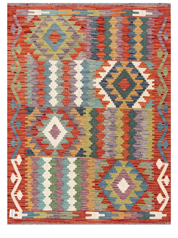 Maimana Afghanistan Kilim Rug - 166 x123 cm