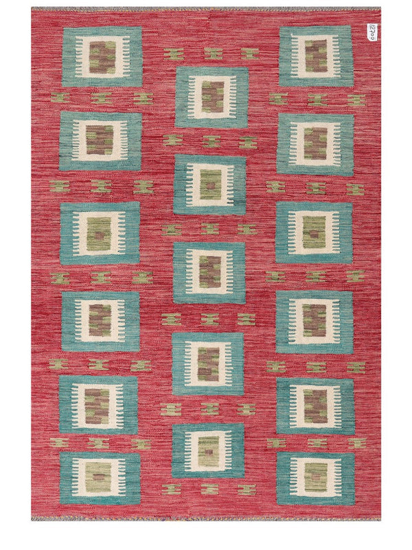 Maimana Afghanistan Kilim Rug - 182 x124 cm