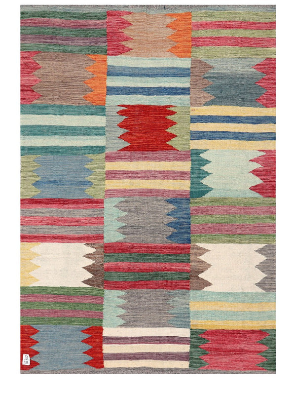 Maimana Afghanistan Kilim Rug - 179 x124 cm