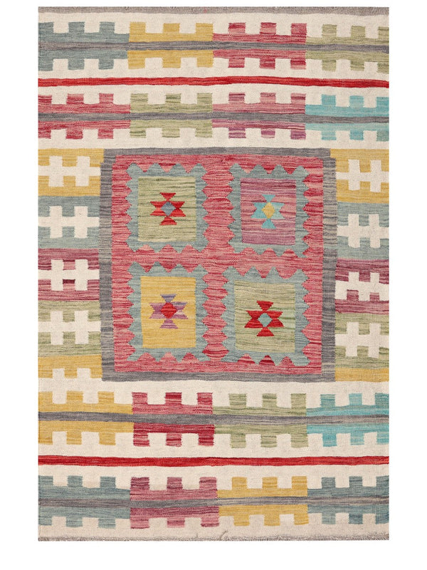 Maimana Afghanistan Kilim Rug - 175 x115 cm