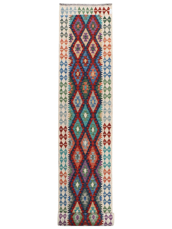 Maimana Afghanistan Kilim Runner - 488 x 78 cm
