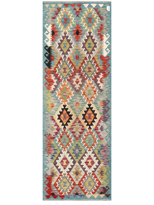 Maimana Afghanistan Kilim Rug - 244 x 84 cm