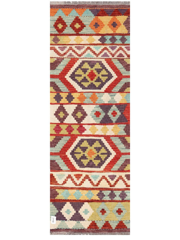 Maimana Afghanistan Kilim Rug - 175 x60 cm