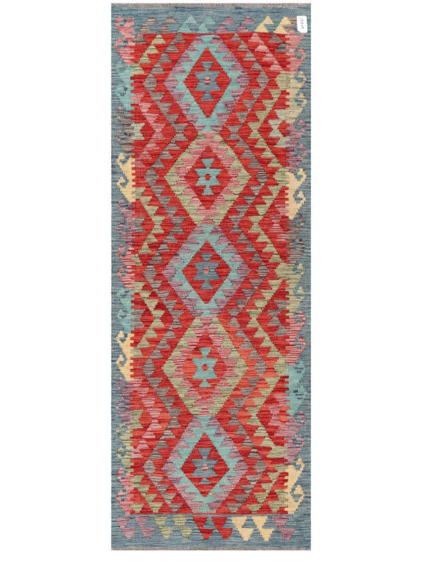 Maimana Afghanistan Kilim Rug - 194 x71 cm