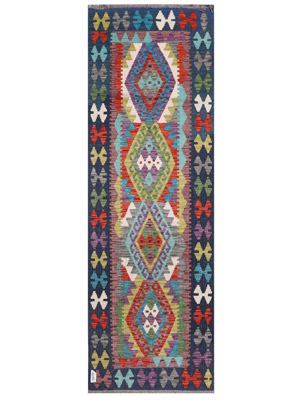 Maimana Afghanistan Kilim Rug - 191 x82 cm