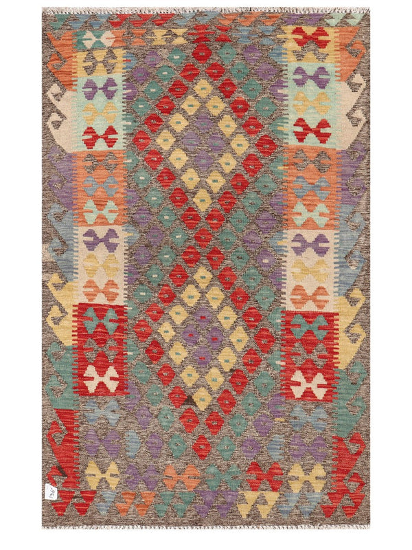 Maimana Afghanistan Kilim Rug - 154 x97 cm
