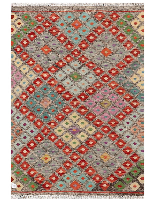 Maimana Afghanistan Kilim Rug - 144 x98 cm