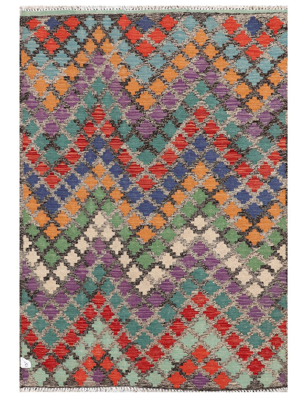 Maimana Afghanistan Kilim Rug - 150 x104 cm