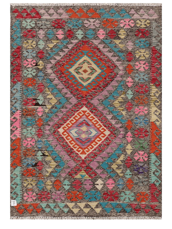 Maimana Afghanistan Kilim Rug - 140 x98 cm