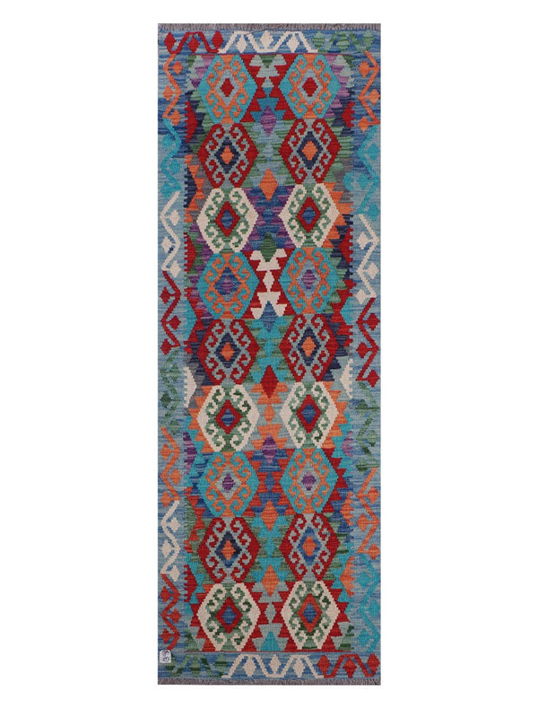 Maimana Afghanistan Kilim Runner - 237 x 80 cm