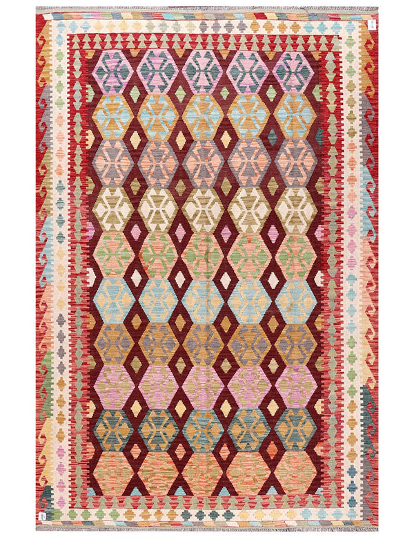 Maimana Afghanistan Kilim Rug - 310 x206 cm