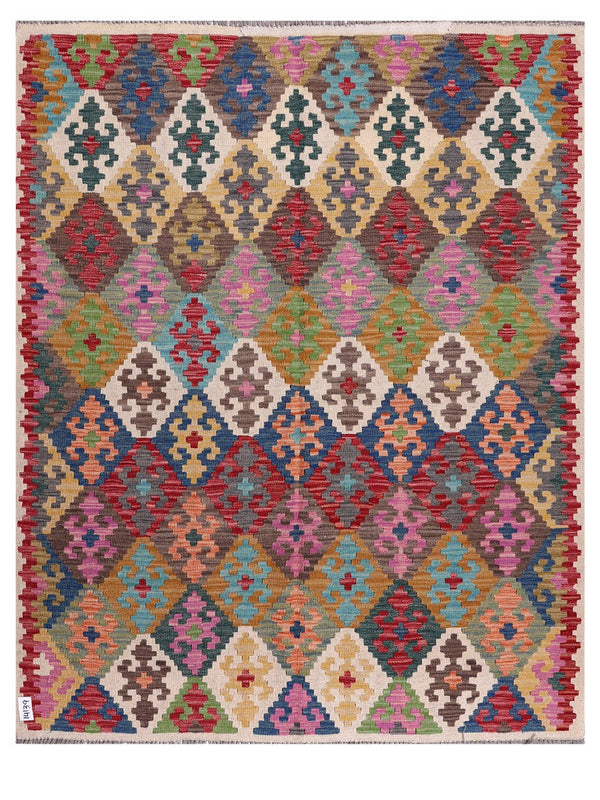 Maimana Afghanistan Kilim Rug - 192 x155 cm