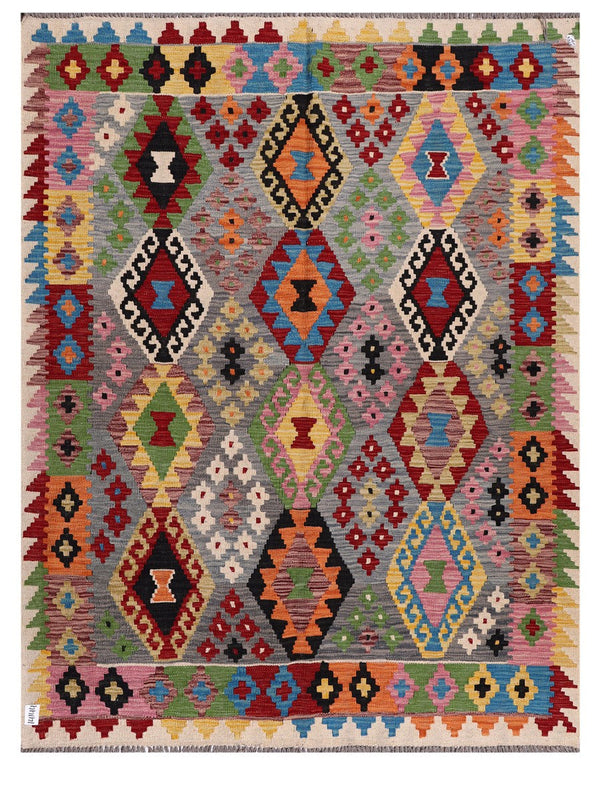 Maimana Afghanistan Kilim Rug - 200 x155 cm