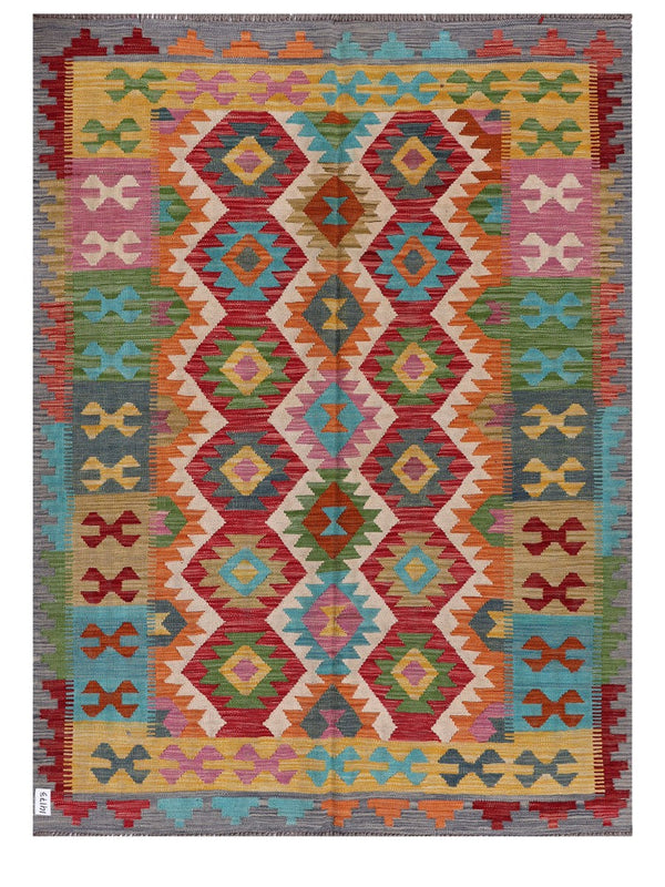Maimana Afghanistan Kilim Rug - 202 x151 cm