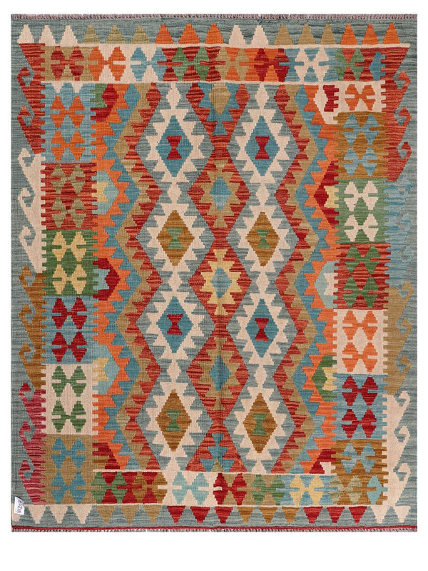 Maimana Afghanistan Kilim Rug - 195 x157 cm
