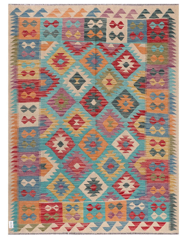 Maimana Afghanistan Kilim Rug - 202 x153 cm