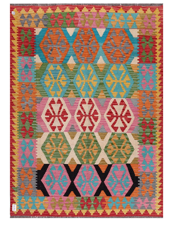 Maimana Afghanistan Kilim Rug - 205 x150 cm