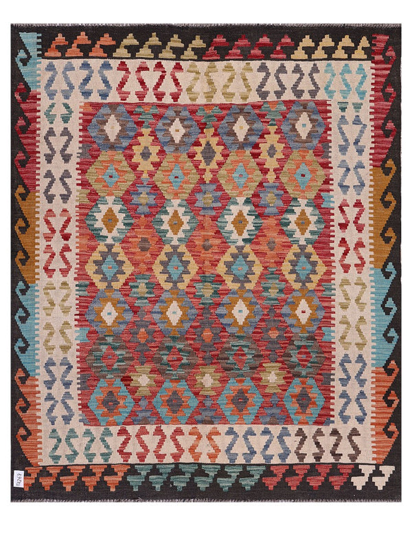 Maimana Afghanistan Kilim Rug - 192 x161 cm