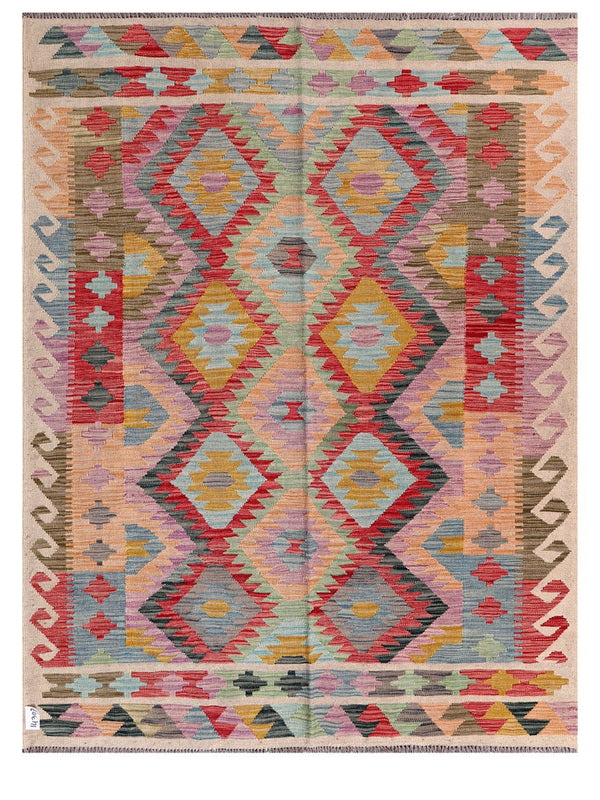 Maimana Afghanistan Kilim Rug - 200 x154 cm