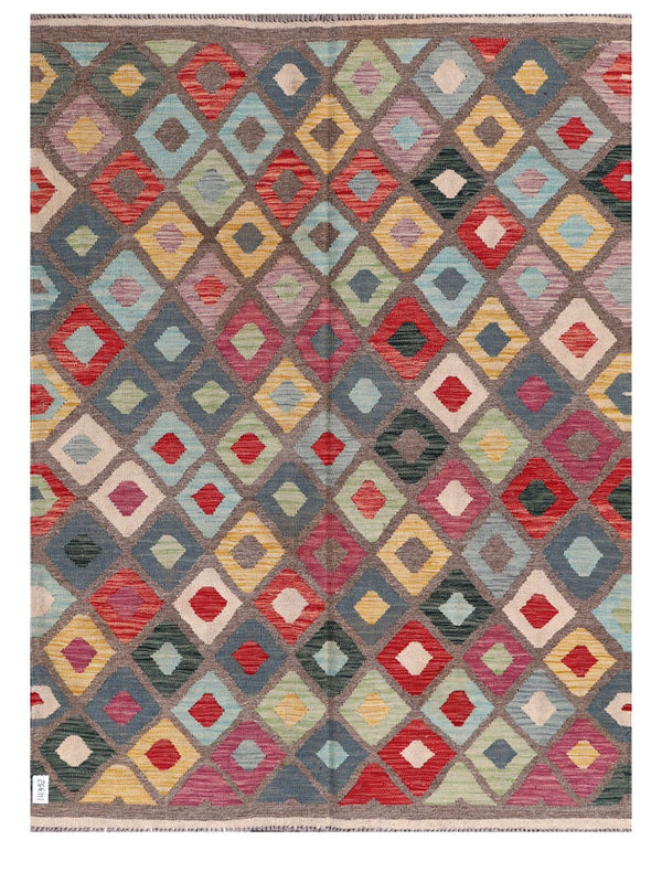 Maimana Afghanistan Kilim Rug - 200 x151 cm