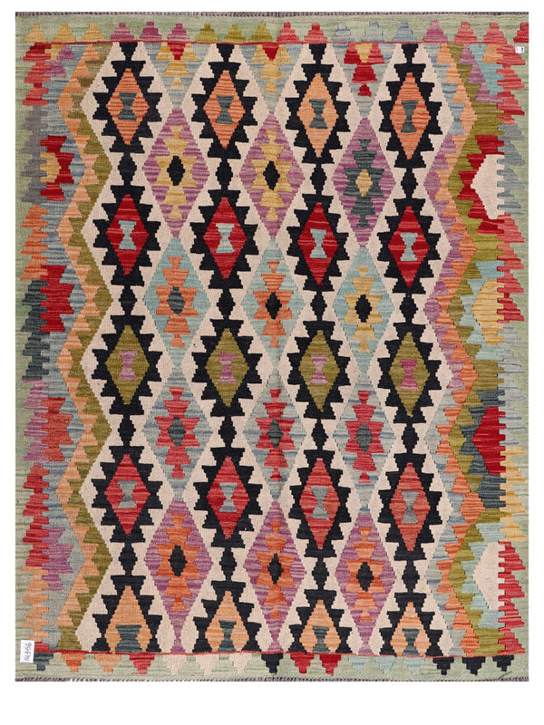 Maimana Afghanistan Kilim Rug - 192 x151 cm