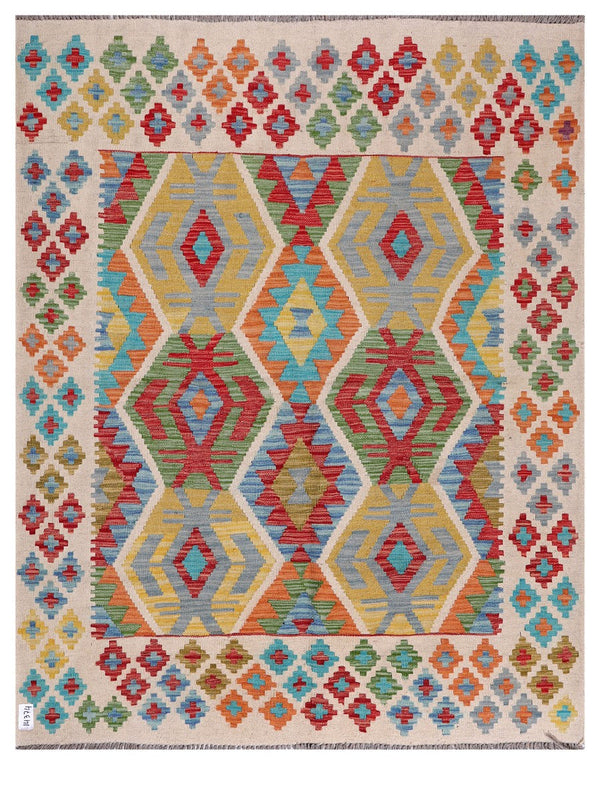 Maimana Afghanistan Kilim Rug - 195 x155 cm