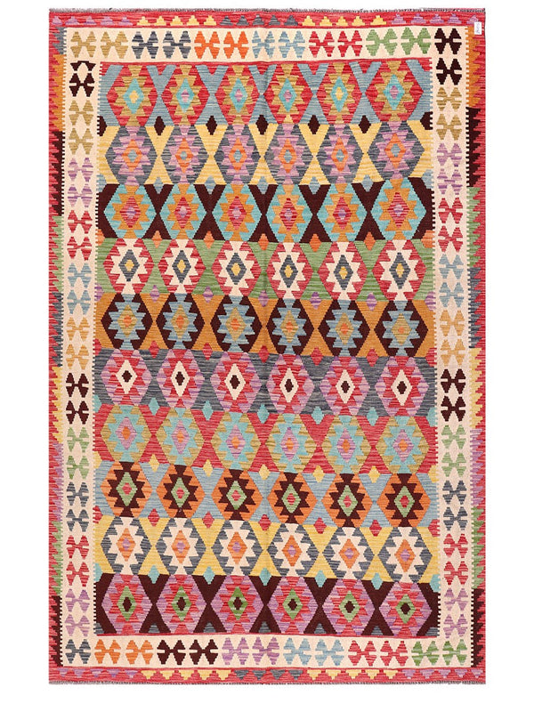 Maimana Afghanistan Kilim Rug - 345 x226 cm