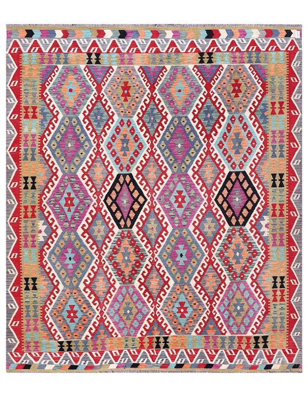 Maimana Afghanistan Kilim Rug - 296 x256 cm