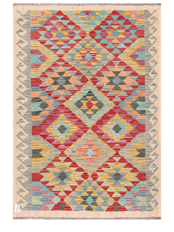 Maimana Afghanistan Kilim Rug - 179 x126 cm