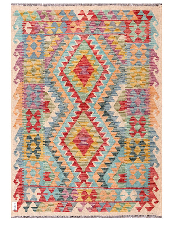 Maimana Afghanistan Kilim Rug - 163 x120 cm