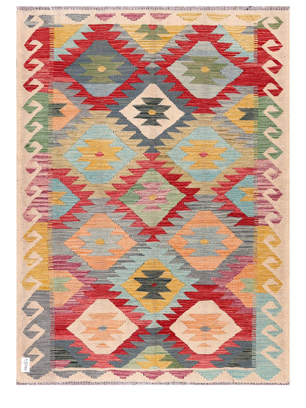 Maimana Afghanistan Kilim Rug - 171 x127 cm