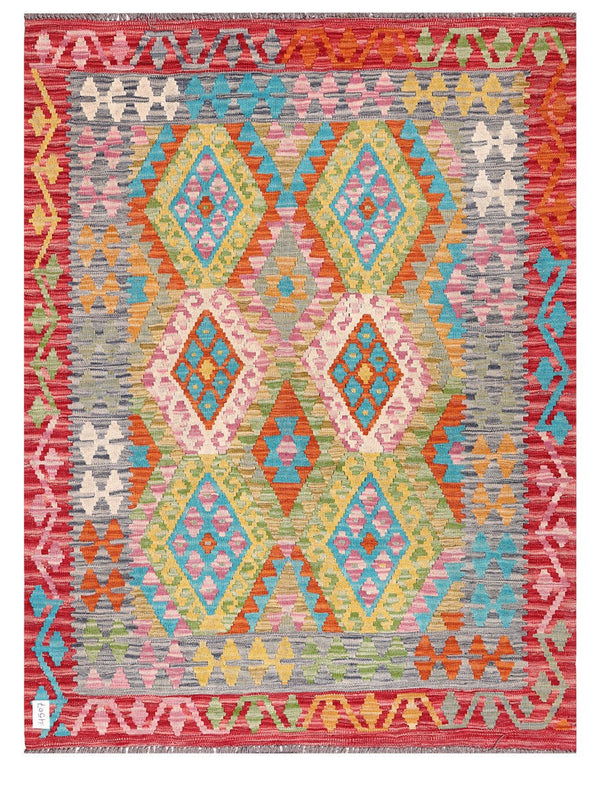 Maimana Afghanistan Kilim Rug - 172 x132 cm