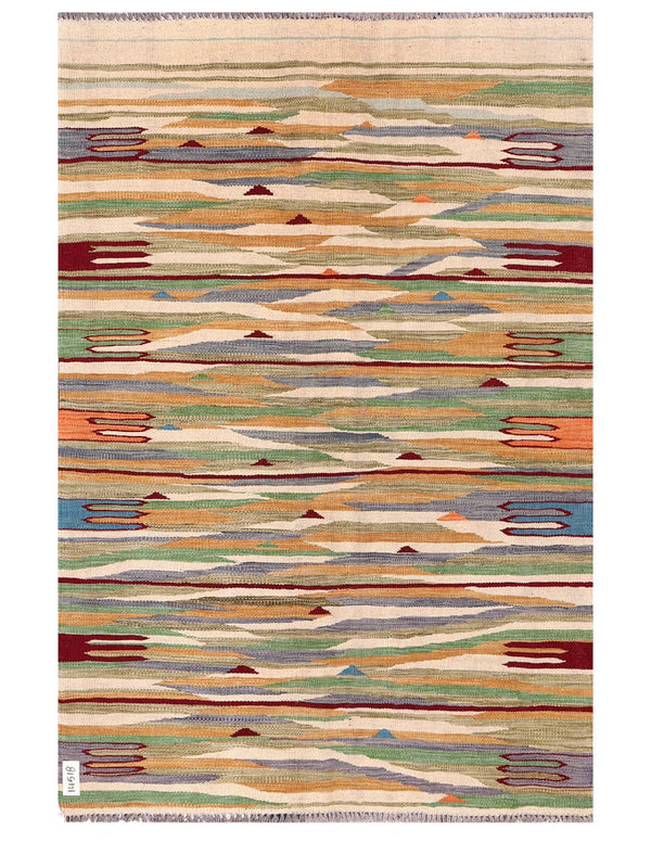 Maimana Afghanistan Kilim Rug - 175 x119 cm
