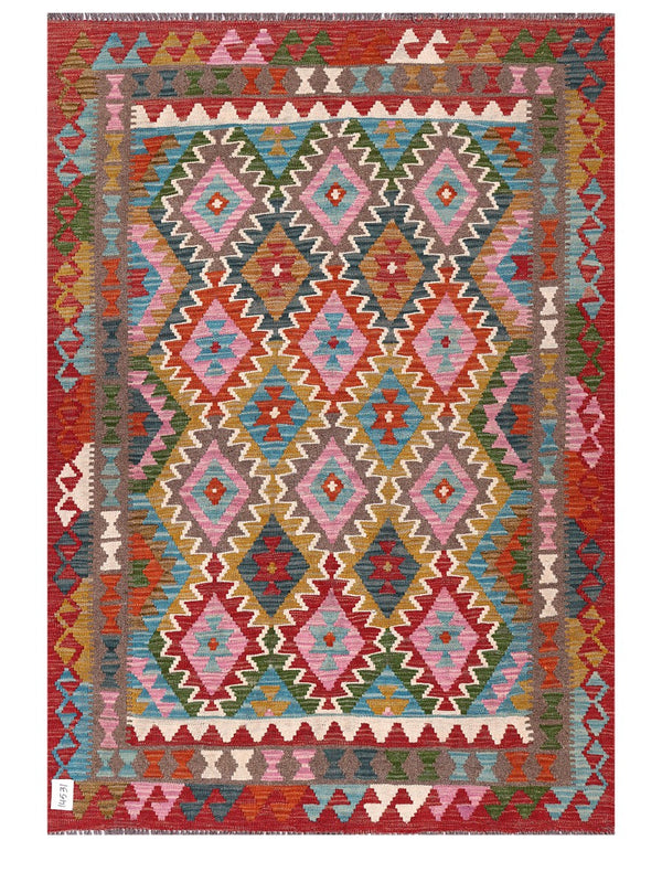 Maimana Afghanistan Kilim Rug - 179 x127 cm