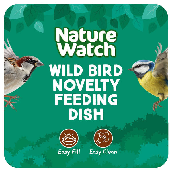Novelty Wild Bird Feeding Dish By Nature Watch