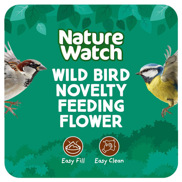 Daisy Metal Stake Wild Bird Feeder By Nature Watch