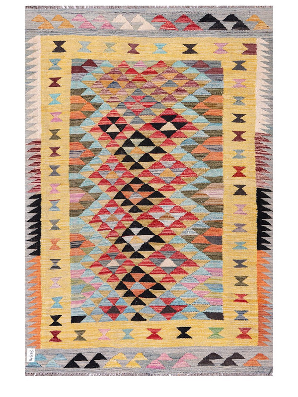 Maimana Afghanistan Kilim Rug - 174 x120 cm