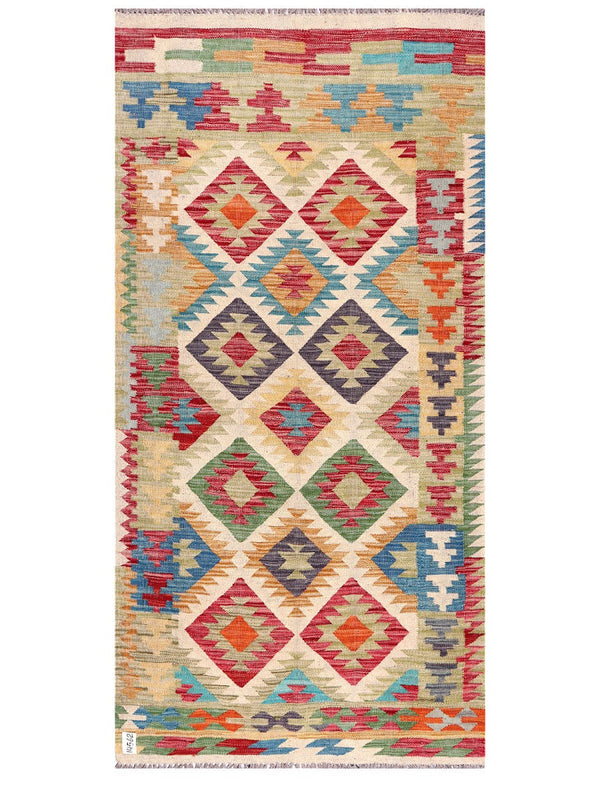 Maimana Afghanistan Kilim Rug - 200 x100 cm