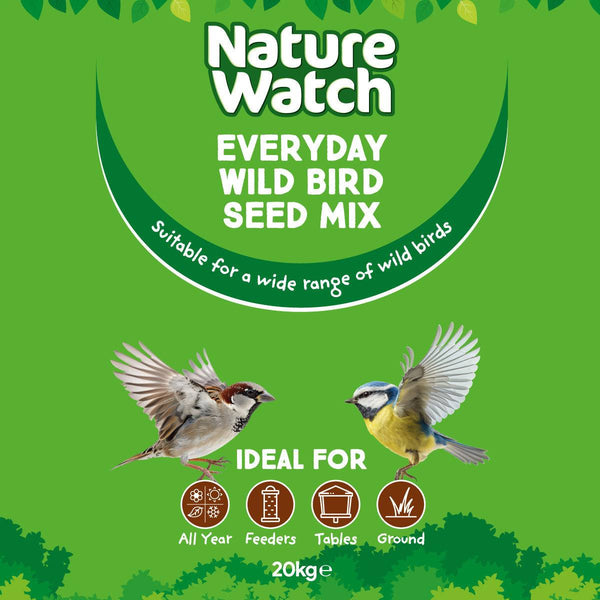 Everyday Wild Bird Seed Mix By Nature Watch - 20kg