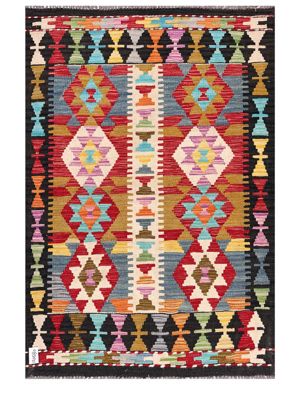 Maimana Afghanistan Kilim Rug - 149 x103 cm