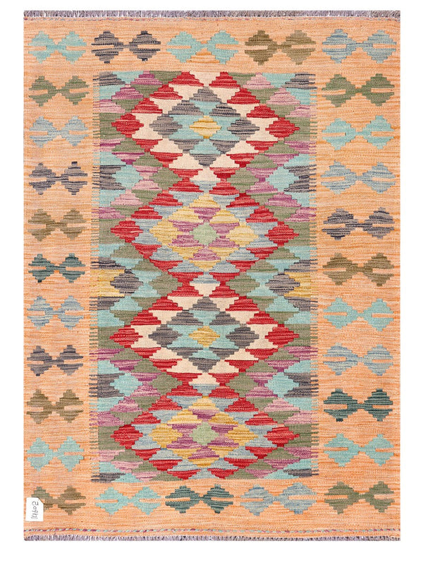 Maimana Afghanistan Kilim Rug - 151 x111 cm