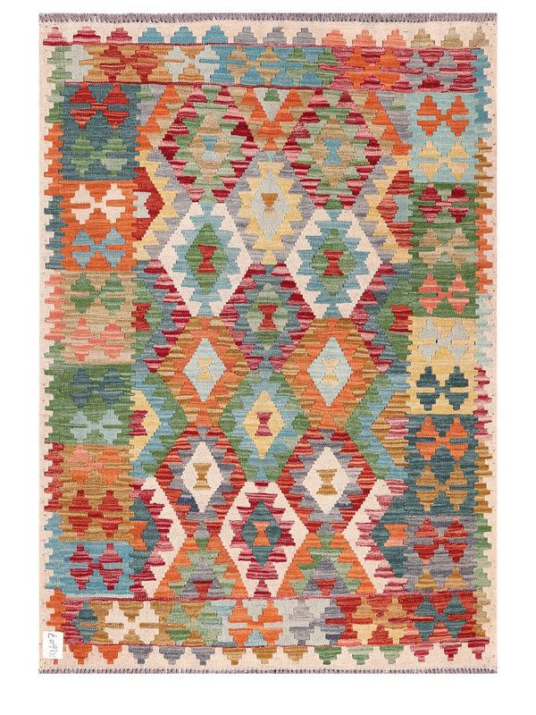 Maimana Afghanistan Kilim Rug - 152 x109 cm