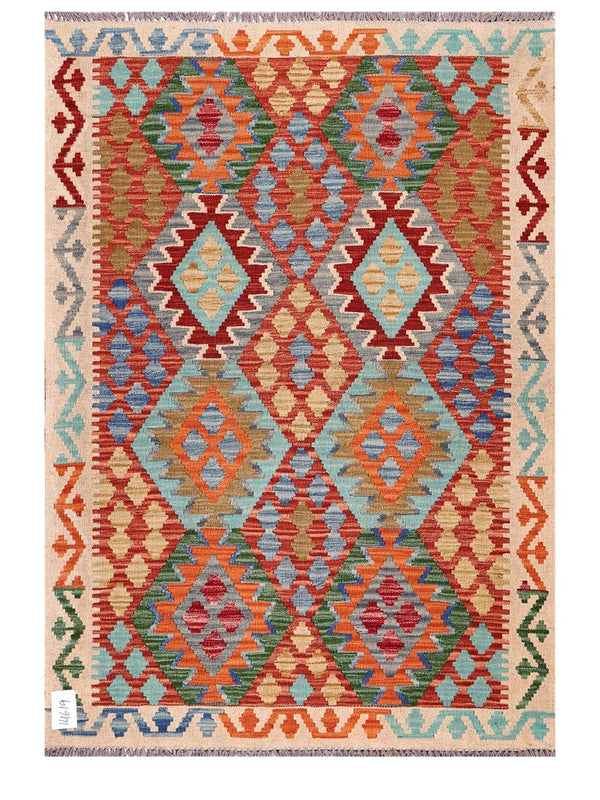 Maimana Afghanistan Kilim Rug - 151 x107 cm