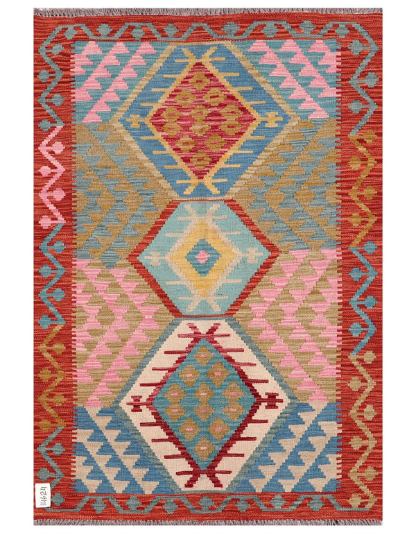 Maimana Afghanistan Kilim Rug - 154 x104 cm